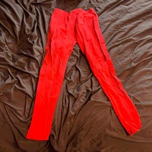 No Boundaries Red Leggings